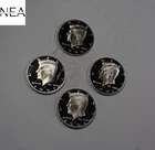 1994-S+1995-S+1996-S+1997-S Kennedy Half Dollar Lot ~ Proof Impaired~ 90% Silver