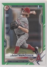 2021 Bowman Draft Green 15/99 Landon Marceaux #BD-115 00gy