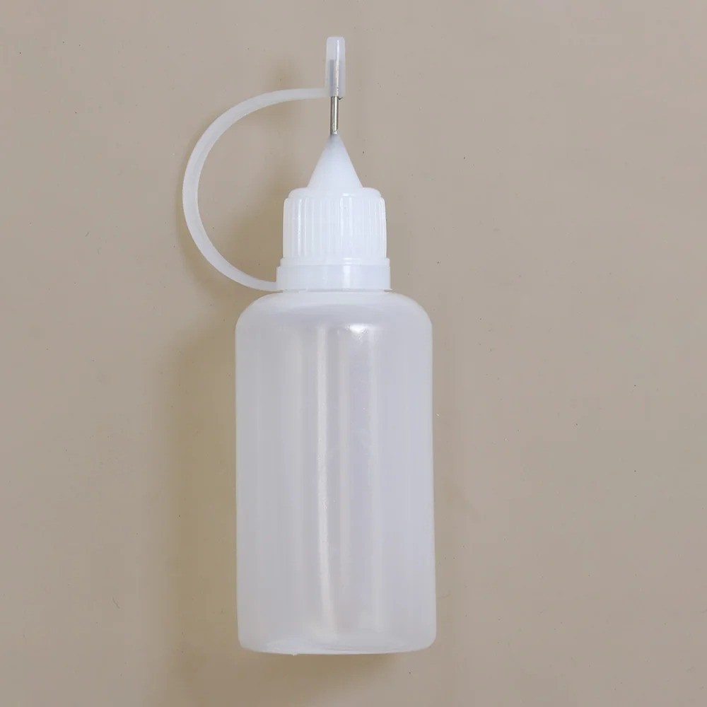 New PE Plastic Squeeze Applicator Bottles with Needle Tip Caps Fast Shipping - second product detail image