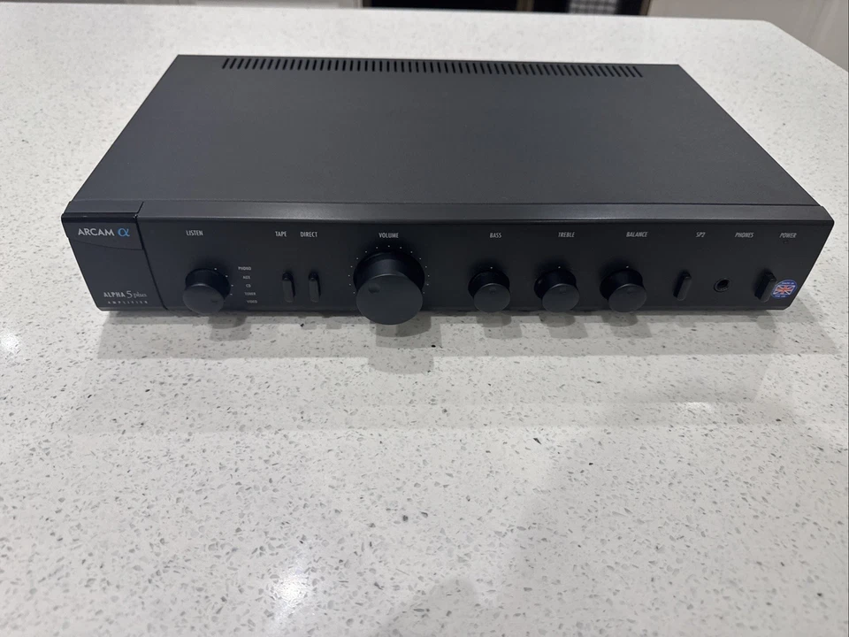 Arcam Alpha 5 Plus Amplifier Amp Black Tested & Working Hifi - Postage - Image 3 of 4