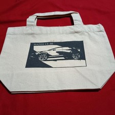 2201D Mazda Novelty Cx-30 Ecru Fabric Handbag