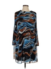 Nine West Women Blue Casual Dress S