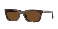 PERSOL PO3396S 24 57 Havana Polarized Brown Polarized 53 mm Unisex Sunglasses