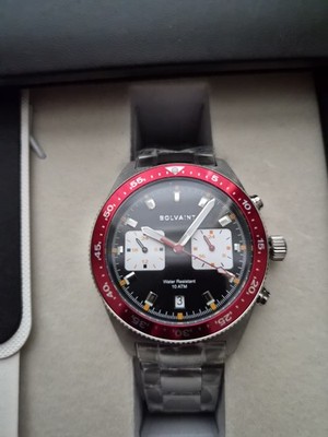 Bolvaint Balmat Noir in Red Men's Watch - New