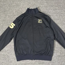 Millwall FC Jacket Large Black Gold Track Football Club Official Soccer Lion 85