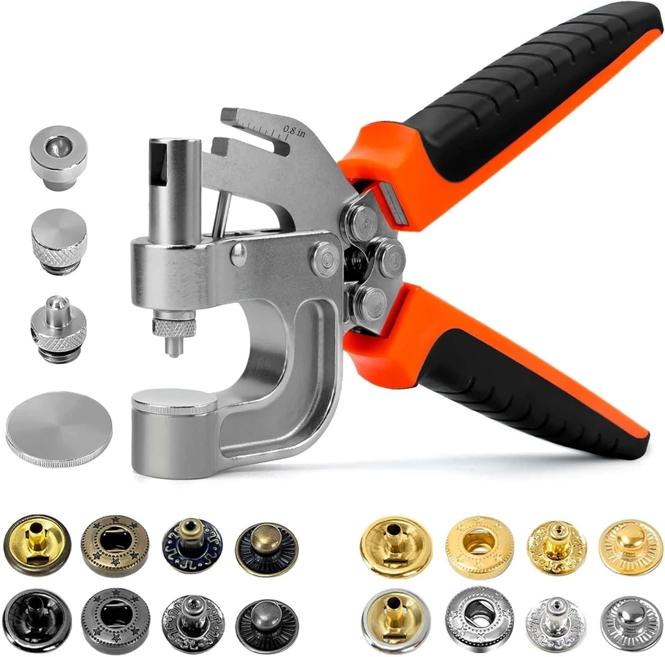 Professional Snap Fastener Tool - Leather & Fabric - Image 3 of 4