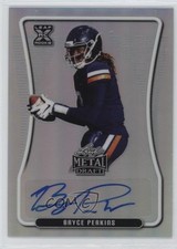 2020 Leaf Metal Draft Silver Rainbow /60 Bryce Perkins #BA-BP1 Auto ux1
