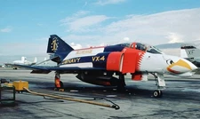 McDonnell Douglas F-4B VX-4 Evaluators Bicentennial Mahogany Model Scale 1/48