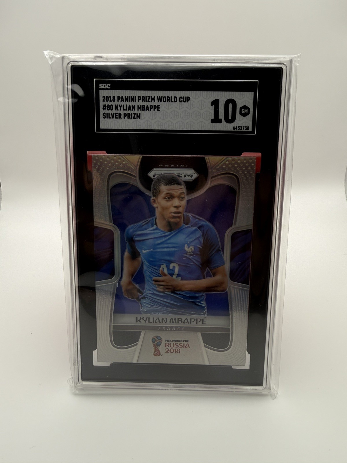 2018 Panini Prizm World Cup - Kylian Mbappe #80 Silver Prizm