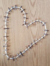 Vintage Hawaiian Sea Urchin Spine Necklace 36" Long Slate Pencil Shell Lei 1970s