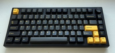 FL-ESPORTS Gp75 Wireless Wired Bluetooth Gaming Mechanische Tastatur 82 Tasten 75%