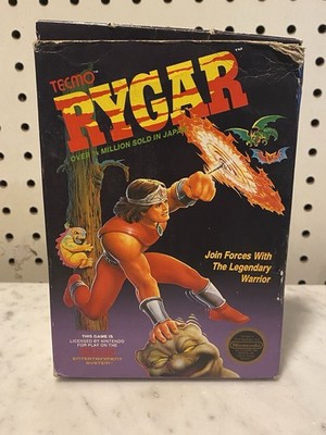 Tecmo Rygar (Nintendo Entertainment System, 1987) NES With Manual. Tested