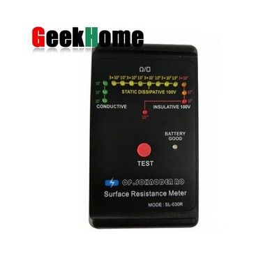 SL-030R Surface Resistance Tester Meter with Copper Electrodes and Two Weights