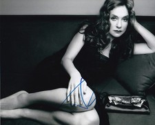 ISABELLE HUPPERT signed autograph 20x25cm ELLE in person autograph COA