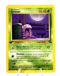 Grimer 48/62 Fossil 1st Edition Common Pokémon TCG