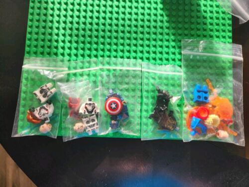 LEGO MARVEL AVENGERS MINIFIGURE LOT X5 NEW IRONMAN CAPT. MARVEL AND MORE . - Picture 3 of 13