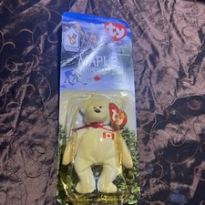 RARE 1999 McDonald  s Ty Maple the Bear Beanie Baby MINT WITH ERROR MCDONALDS