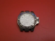 NON WORKING CONCORD 24MM DIAMOND STAINLESS STEEL MINI SARATOGA DATE HEAD ONLY