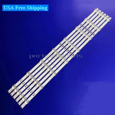 6Pcs LED strips 8 lamp For ONN 100021261 1241491 HD650X1U51-T0L3 SVH650AK7