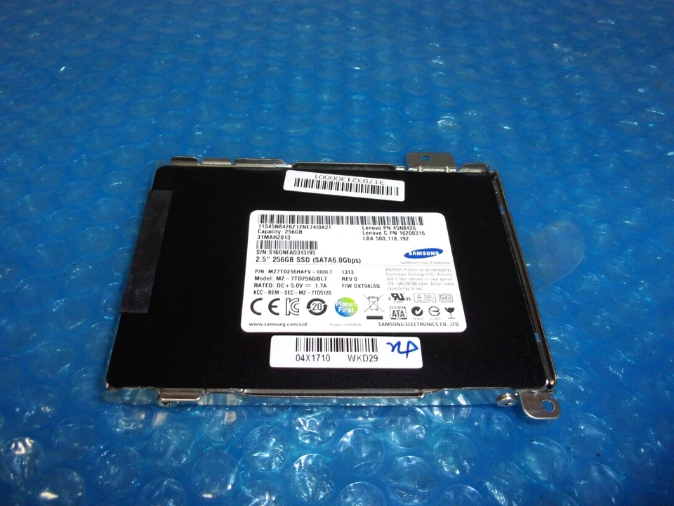 Lenovo ThinkPad T431s Samsung 256GB SATA 2.5" SSD MZ-7TD2560/0L7 45N8426 - Image 2 of 4