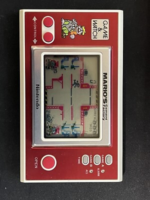 Cement Factory Mario's Nintendo Game & Watch RARE 1983 for sale