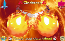 Shiny Non-shiny Cinderace Gigantamax 6IV Pok mon Sword Shield HOME Legal