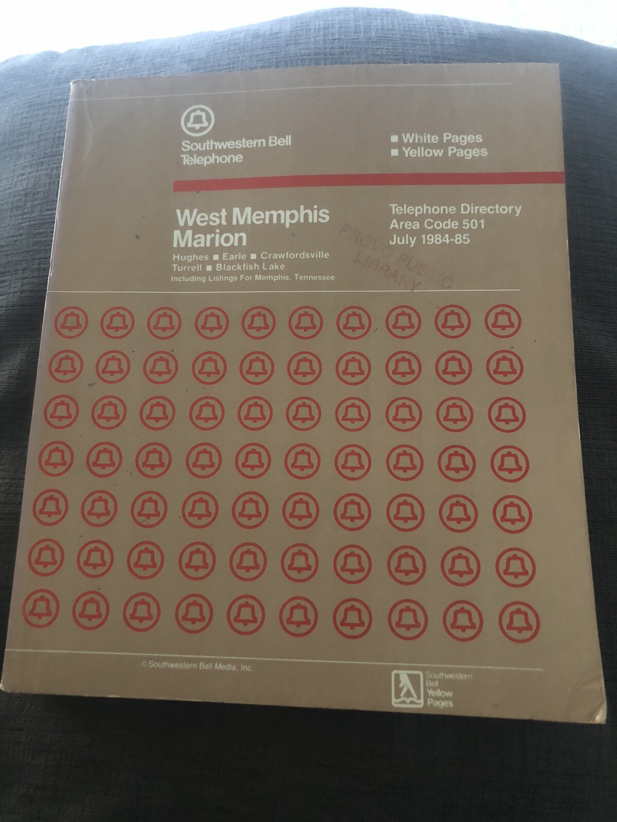 1984 West Memphis Marion TN Phone book vintage Telephone directory. C6