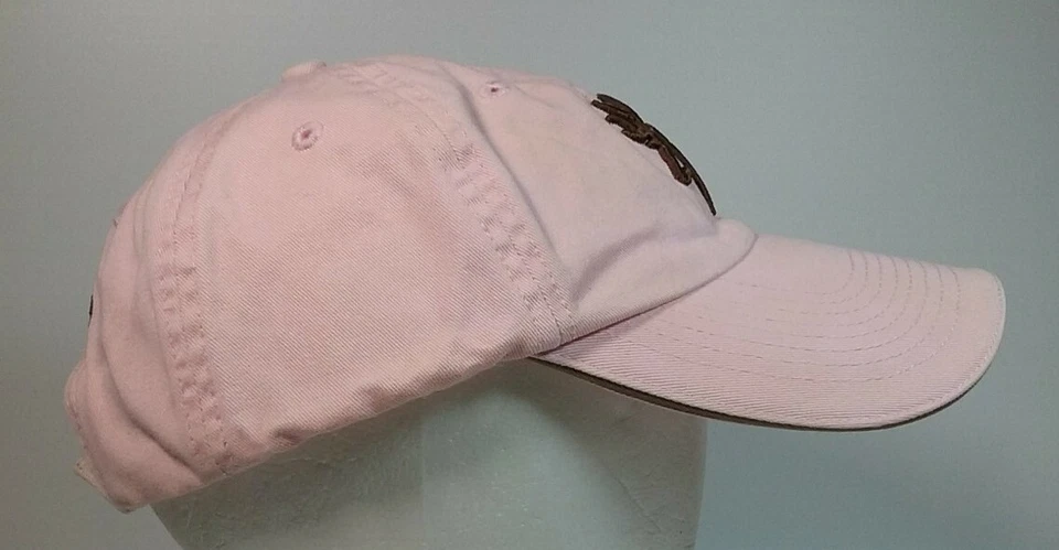 Sombrero para mujer BROWNING ARMS COMPANY rosa claro marrón logotipo de ciervo cierre de gancho y bucle Foto 2 de 4