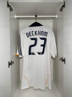 LA Galaxy Beckham #23 - adidas - 2008/2009 - HOME Kit | eBay