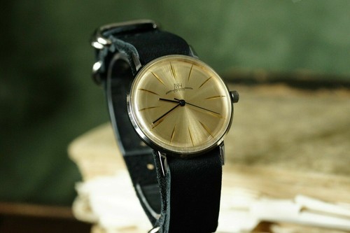 Wristwatch LUCH Ultra SLIM Mechanical leather strap Luxury (POLJOT De Luxe) - Picture 2 of 12