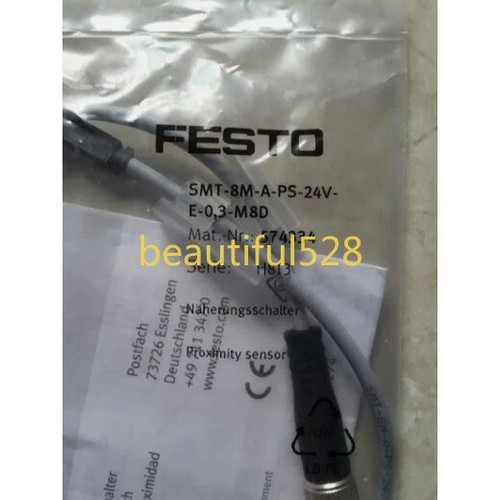 1PC New FESTO SMT-8M-A-PS-24V-E-0,3-M8D 574334 Magnetic Switch Free Shipping - Picture 2 of 3