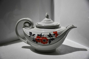 Hall Aladdin Teapot Red Poppy With Infuser Ebay Hall Aladdin Teapot Red Poppy With Infuser Ebay