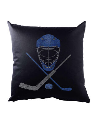 Ice Hockey Tools Dekokissen Player Passion Love Addiction Hockey Stick