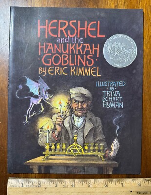 PB book Hershel & the Hanukkah Goblins Kimmel Signed children's book
