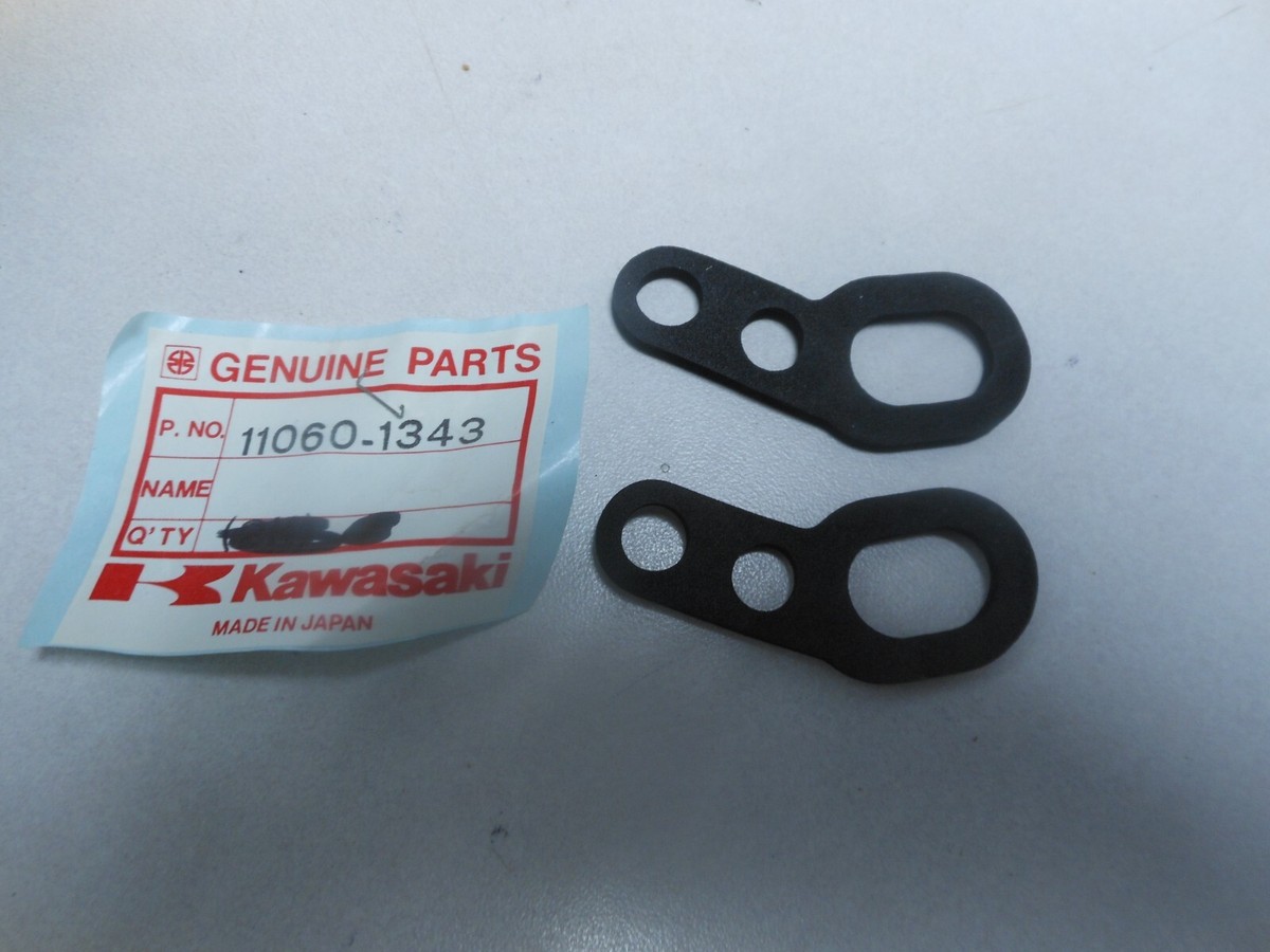 シャワーズV SA NOS Kawasaki OEM Gasket 93-94 ZX500 93-05 ZX600 11060-1343 Qty 2