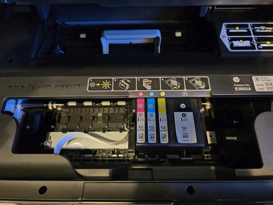 HP Officejet Pro 6830 All-in-One Wireless Inkjet Printer READ! ALIGNMENT FAIL - Image 3 of 4