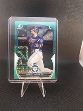 2023 Bowman Chrome ROBERT PEREZ JR #BCP-124 Bowman 1st Aqua Mojo Refractor 7/225