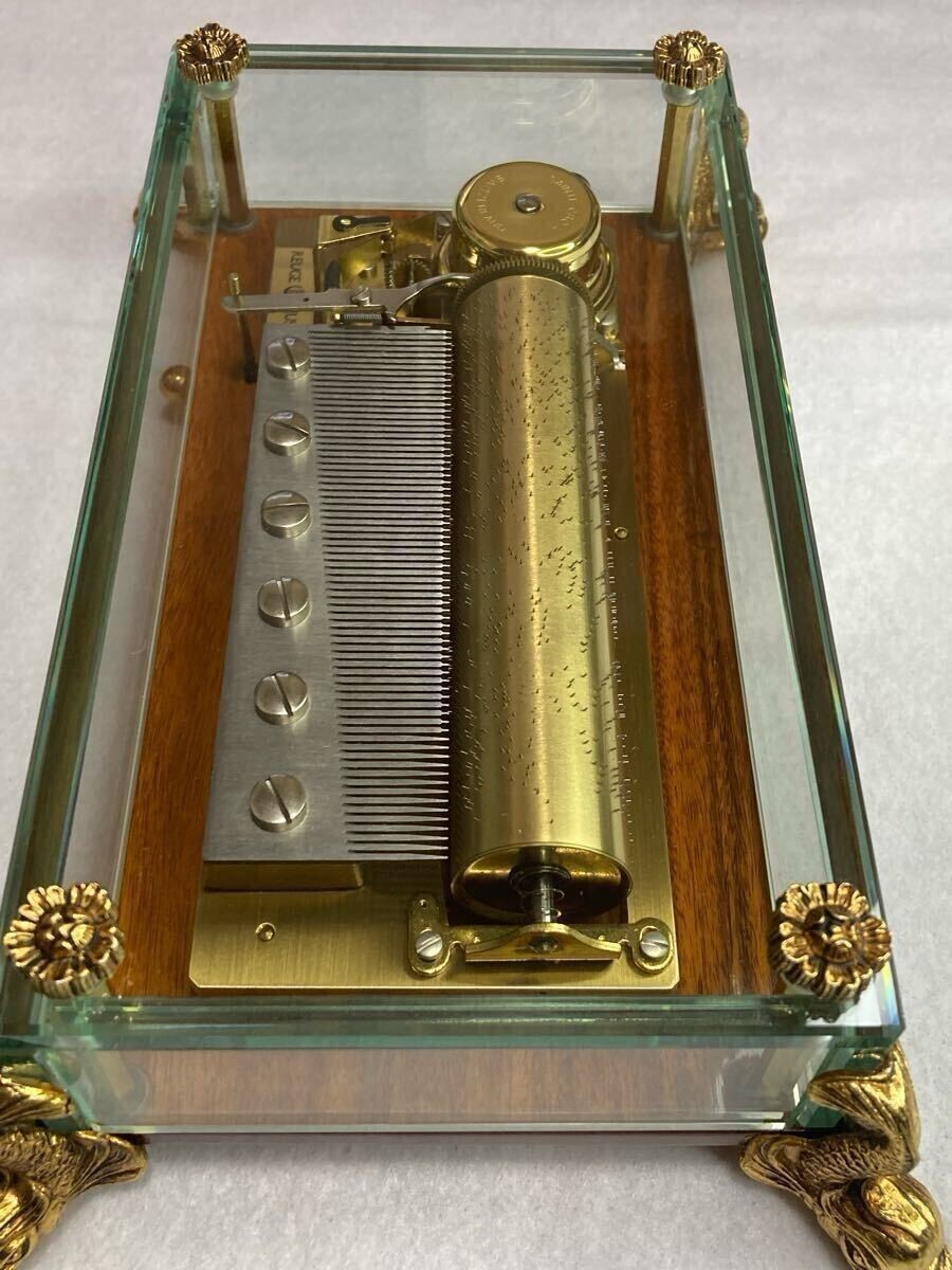 REUGE 72 note 3 song music box, high quality, popular blue label