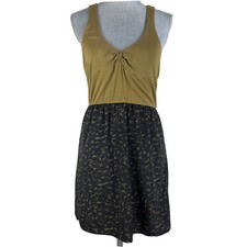 Womens Urban Outfitters Silence + Noise Racer Back Knotted Dress Mix Media