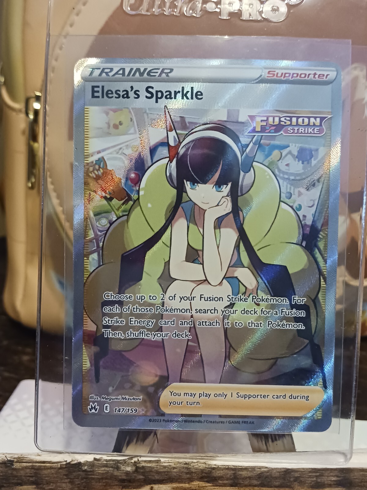 Elesa's Sparkle (Full Art) 147/159 Crown Zenith Holo