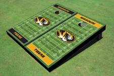 University of Missouri Alternating Football Field Custom Cornhole Boards