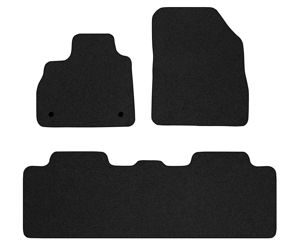Tapis de sol Renault Espace V marron en velours RE09-1 pour protection auto sur mesure
