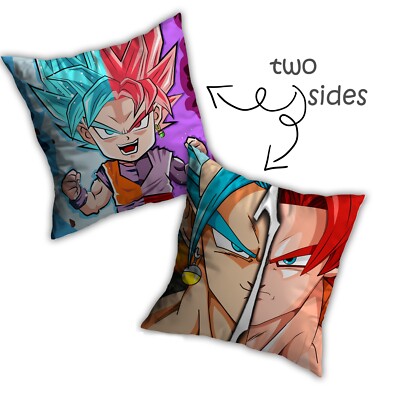 Anime Dragon Ballz, Goku Two sides pillow cover