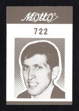 Bobby Fischer Chess Champion Vintage 1987 Motto Game Trivia Card #722
