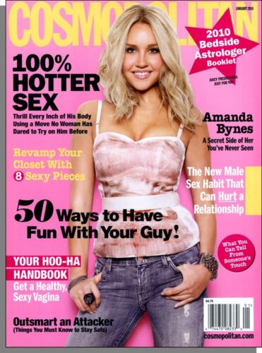 Cosmopolitan - 2010, styczeń - Amanda Bynes, 100% gorętszy seks, zdrowy hoo-ha - Zdjęcie 1 z 2