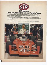 80's STP Oil Treatment Print Ad Automobile Car 8.5" x 11"