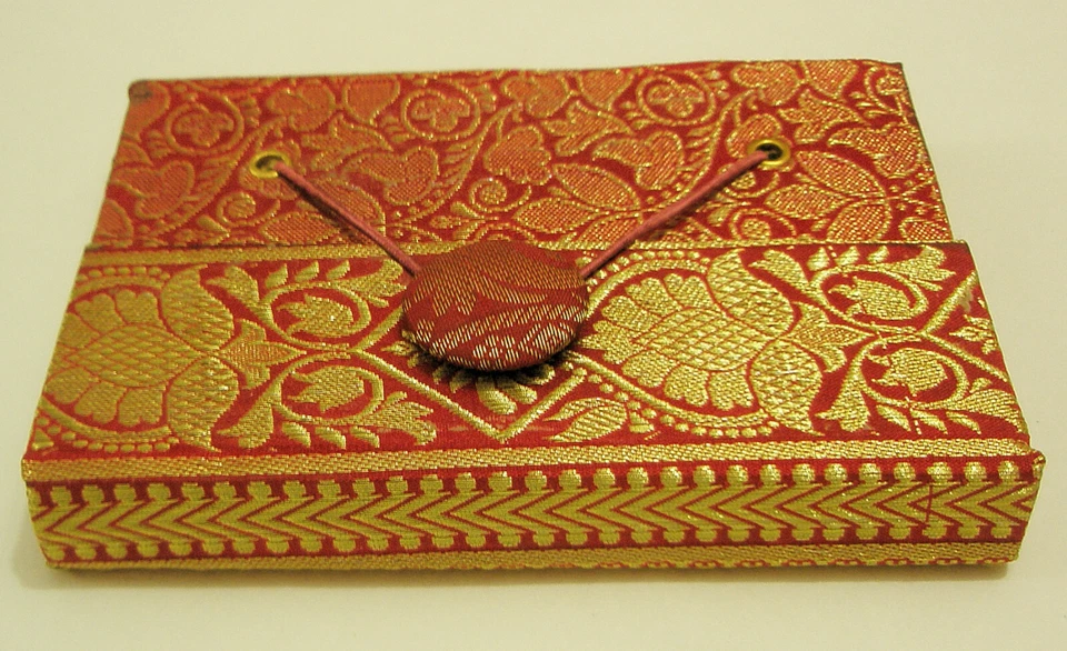 Handmade Blank Grimoire Journal Book Of Shadow Wiccan Pagan Diary Spell Book RED - Image 2 of 4