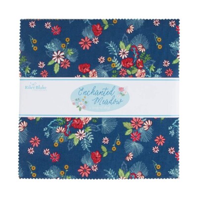 ''Enchanted Meadow'' by Beverly McCullough for Riley Blake 10'' stacker, 42 precuts