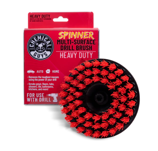 Chemical Guys Spinner Drill Brush - Heavy Duty
