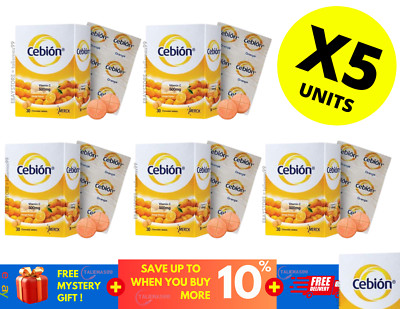 CEBION Chewable Tablets Vitamin C 500mg 30's ( X 5 )